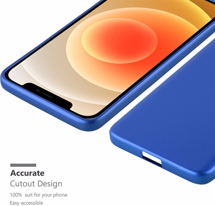 Actual product image Cadorabo TPU Matt Metallic Cover (Apple iPhone 12 mini)