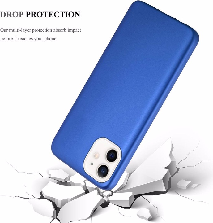 Actual product image Cadorabo TPU Matt Metallic Cover (Apple iPhone 12 mini)