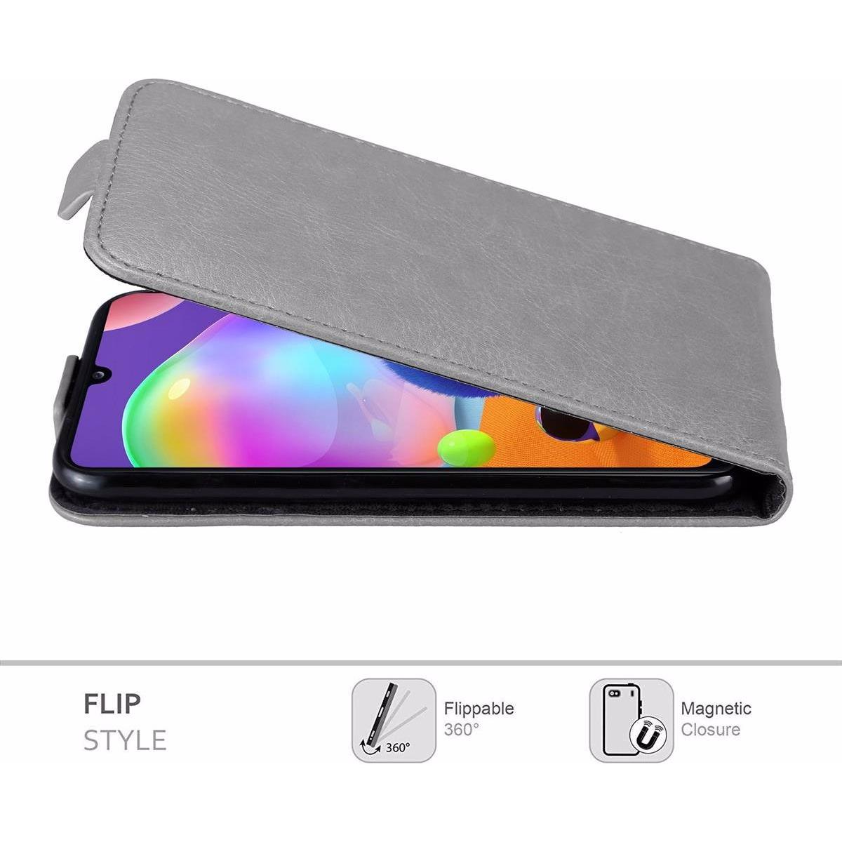 Thumbnail - Cadorabo Flip wie Invis Cover (Samsung Galaxy A31), Smartphone Hülle, Grau