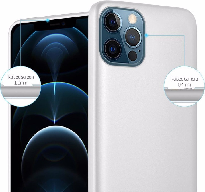 Produktbild Cadorabo TPU Matt Metallic Cover (Apple iPhone 12 Pro Max)