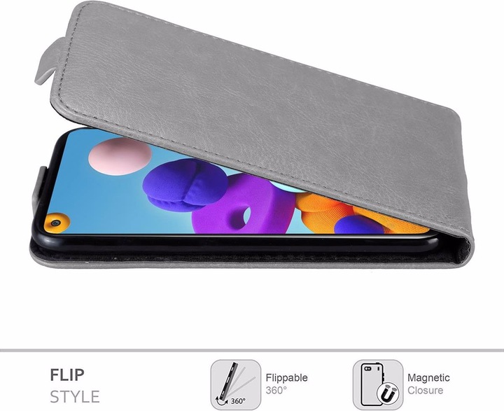 Actual product image Cadorabo Flip like Invis Cover (Samsung Galaxy A21s)
