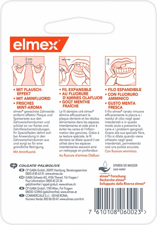 Actual product image Elmex Waxed (50 m)