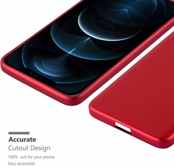 Produktbild Cadorabo TPU Matt Metallic Cover (Realme 12 Pro+, Apple iPhone 12)