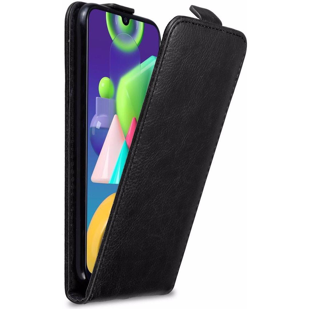 Cadorabo Flip wie Invis Cover (Samsung Galaxy M31), Smartphone Hülle, Schwarz
