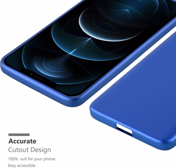 Produktbild Cadorabo TPU Matt Metallic Cover (Realme 12 Pro+, Apple iPhone 12)