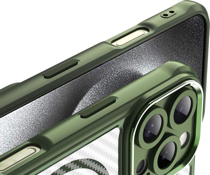 Immagine prodotto Hurtel Custodia in silicone MagSafe Leading Series per iPhone 16 Pro Max - Verde (Apple iPhone 16 Pro Max)