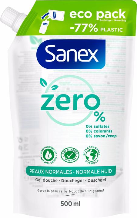 Actual product image Sanex Zero % Normal Skin (500 ml)