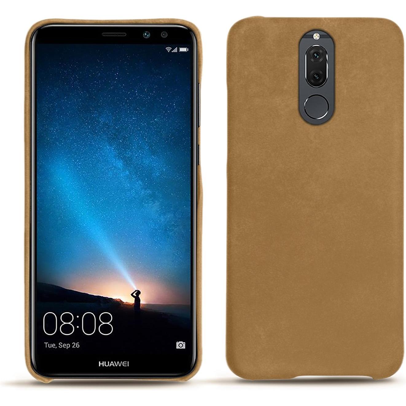 Noreve Lederschutzhülle (Huawei Mate 10 Lite), Smartphone Hülle, Braun