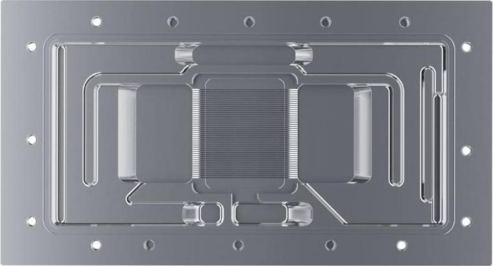 Actual product image Alphacool Ice Block Aurora Acrylic RX 7900XT Reference with Backplate