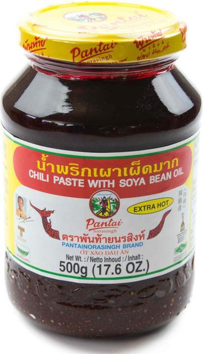 Immagine prodotto Pantainorasingh PANTAI Chilipaste Extra Scharf NAM PRIK PAO (500 g)