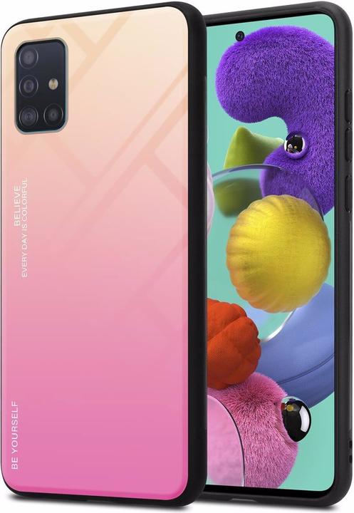 Produktbild Cadorabo TPU 2 Farben Glas Cover (Samsung Galaxy M40s)