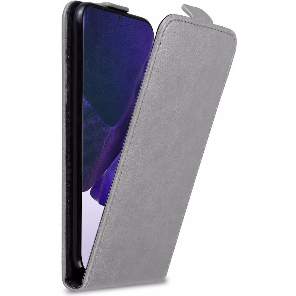 Cadorabo Flip wie Invis Cover (Samsung Galaxy Note 20 Ultra), Smartphone Hülle, Grau