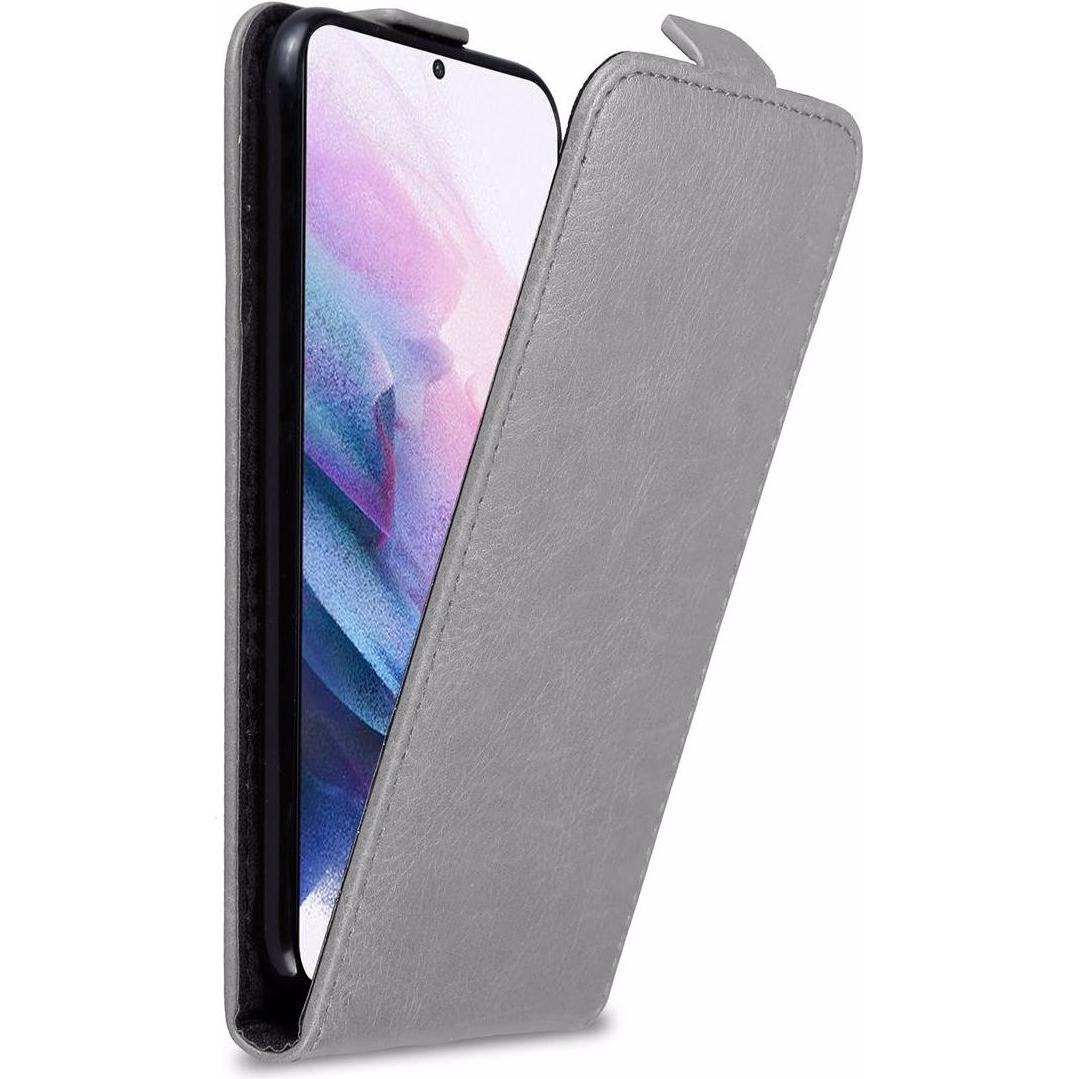 Cadorabo Flip wie Invis Cover (Samsung Galaxy S21+), Smartphone Hülle, Grau