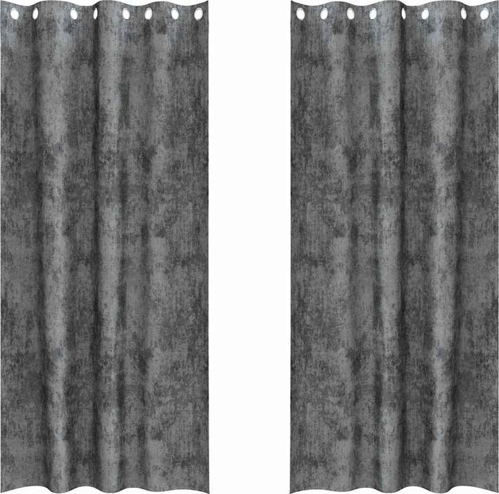 Produktbild VidaXL Graue Vorhänge (225 x 140 cm)