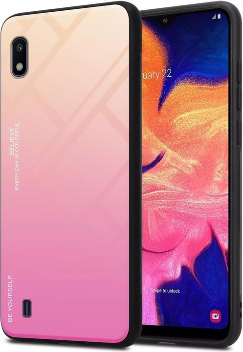 Produktbild Cadorabo TPU 2 Farben Glas Cover (Samsung Galaxy A10, HTC One M10)