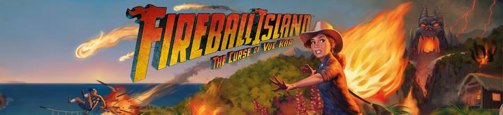Actual product image Restoration Games ASMD0020 - Fireball Island - The Curse of Vul-Khan, board game, ages 7+ (DE edition) (German)