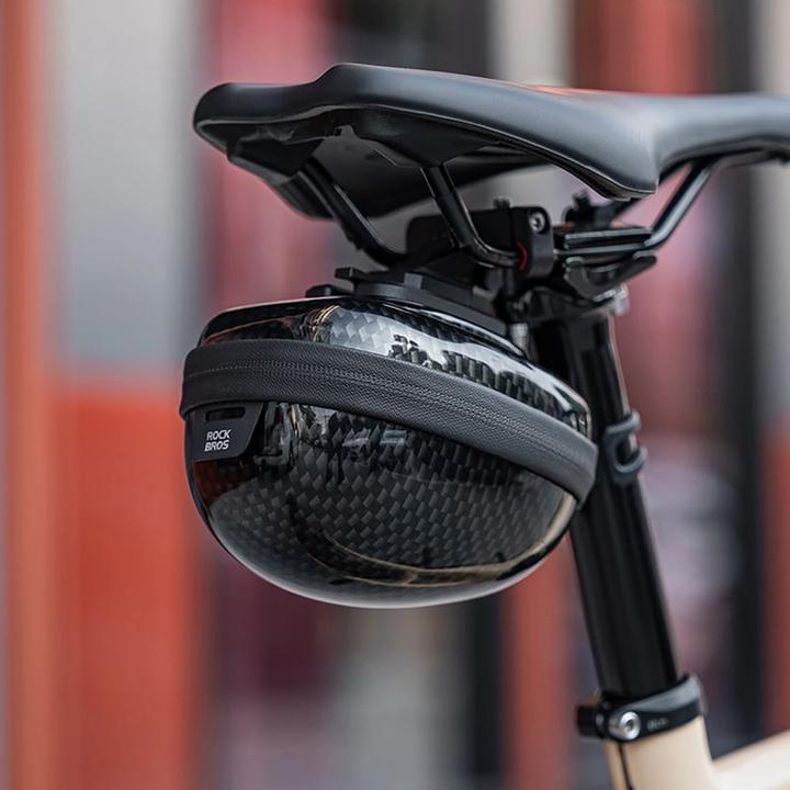 Image du produit Rockbros Rigid Hard Shell Compact Saddle Bag 0.4l - Black (Sacoche de selle)