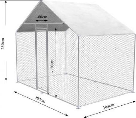 Actual product image Zipper Heimtiergehege