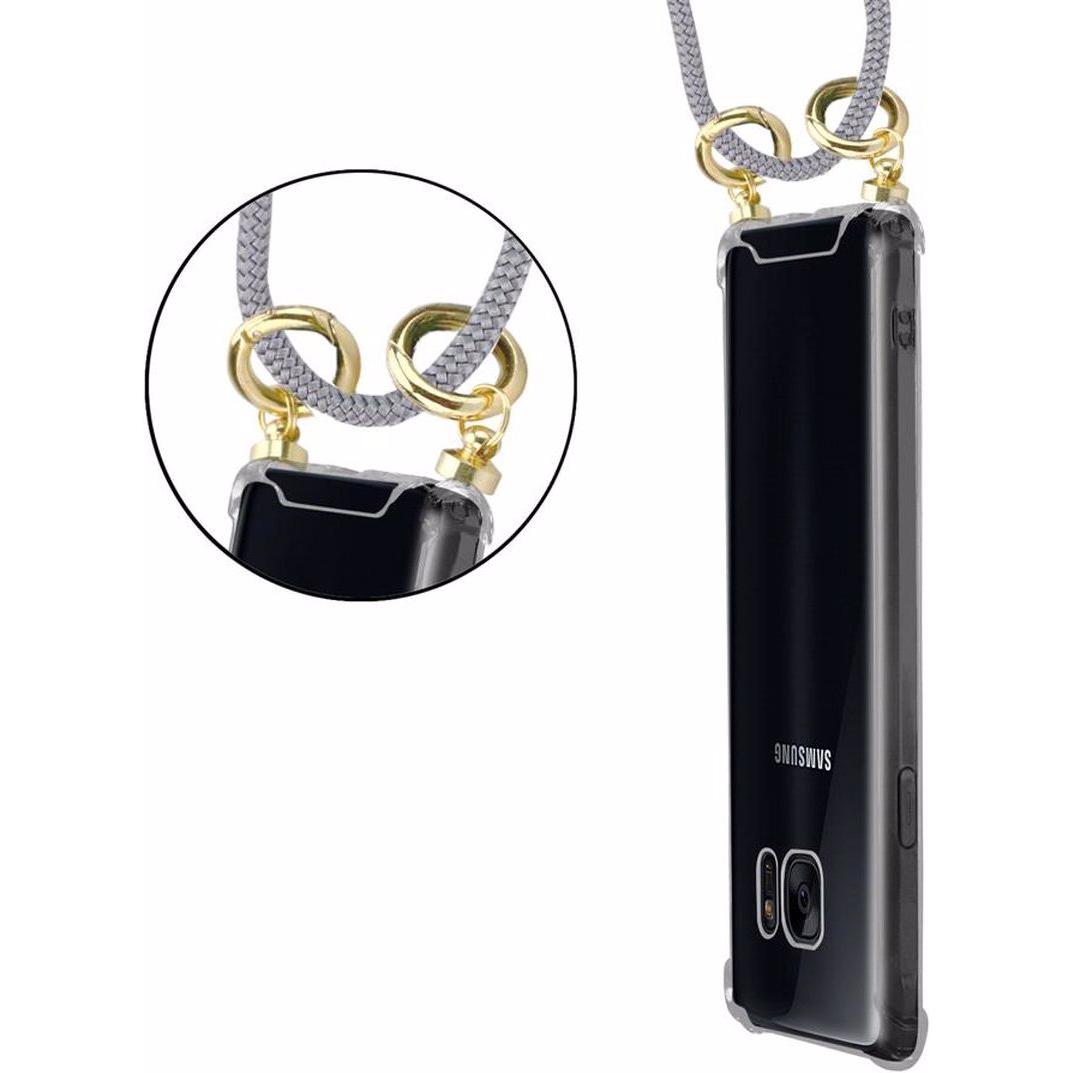 Thumbnail - Cadorabo TPU Handy Kette GOLD Cover, Handykette, Grau