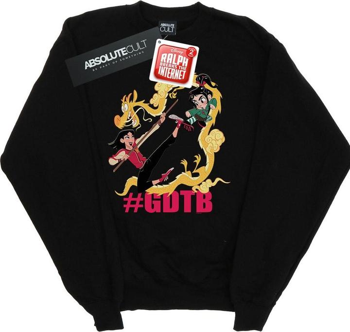 Produktbild Disney Wreck It Ralph Mulan And Vanellope Sweatshirt Jungen (128)