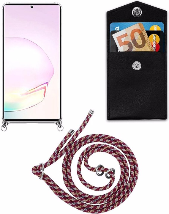 Produktbild Cadorabo TPU Handy Kette SILBER Cover