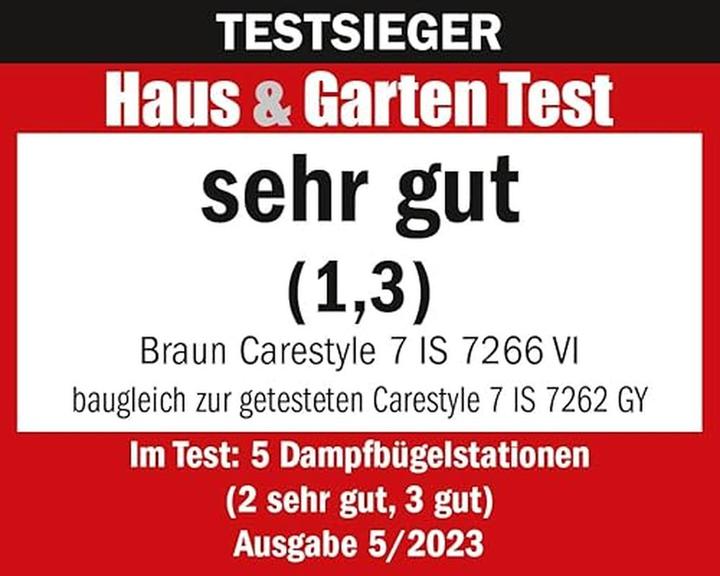 Image du produit Braun CareStyle 7 IS7266 VI, blanc/violet (2700 W, 550 g/min)