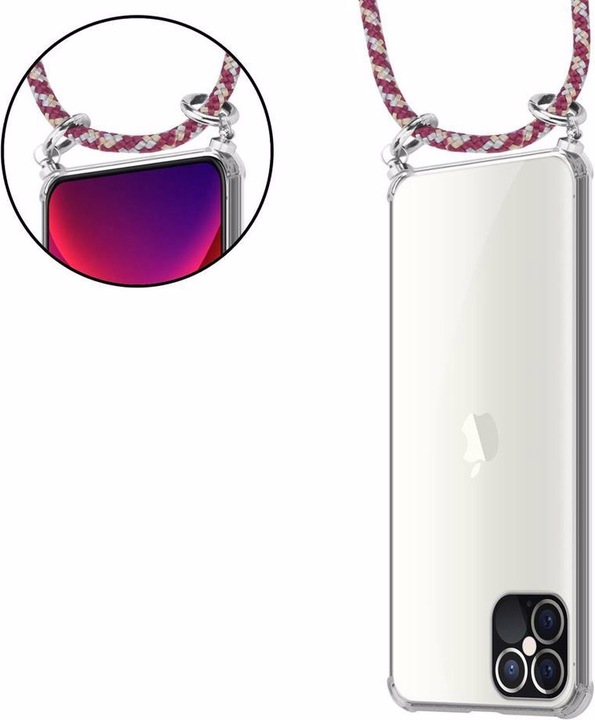 Produktbild Cadorabo TPU Handy Kette SILBER Cover