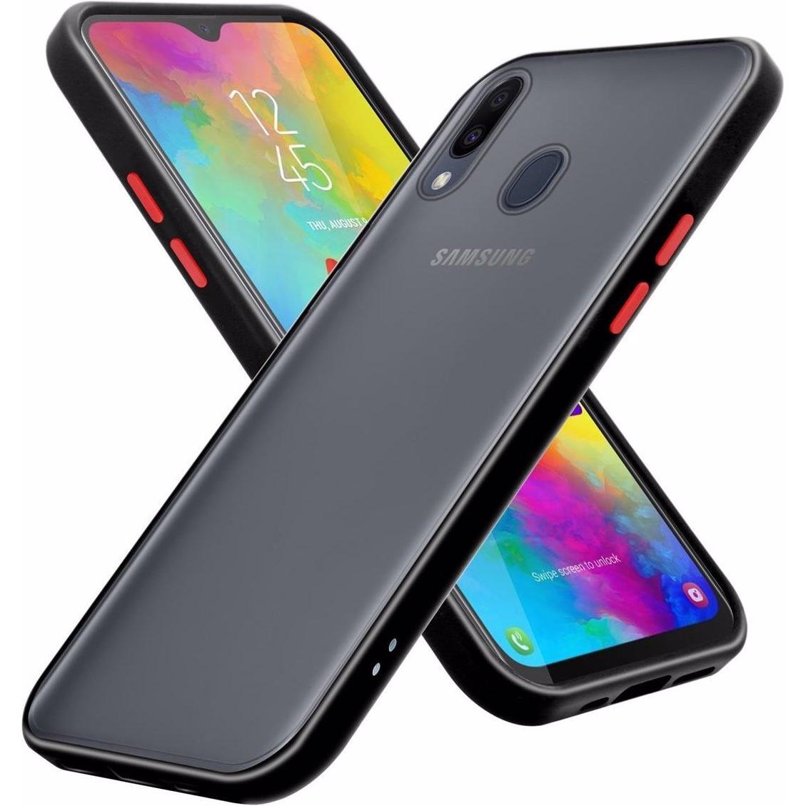 Thumbnail - Cadorabo Hybrid Matt Cover (Samsung Galaxy M20), Smartphone Hülle, Transparent
