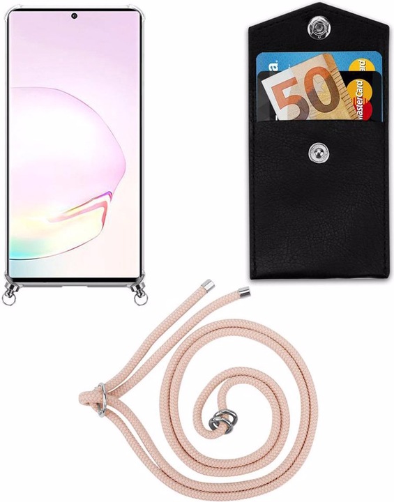 Produktbild Cadorabo TPU Handy Kette SILBER Cover