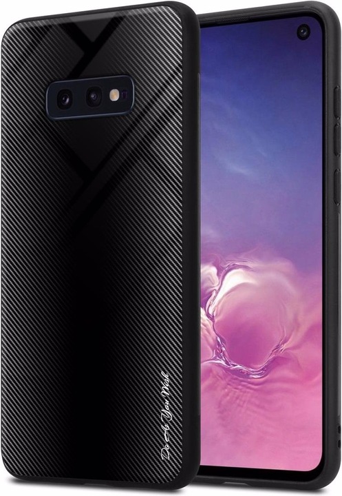 Productafbeelding Cadorabo TPU gestreepte glasplaat (Samsung Galaxy S10e)