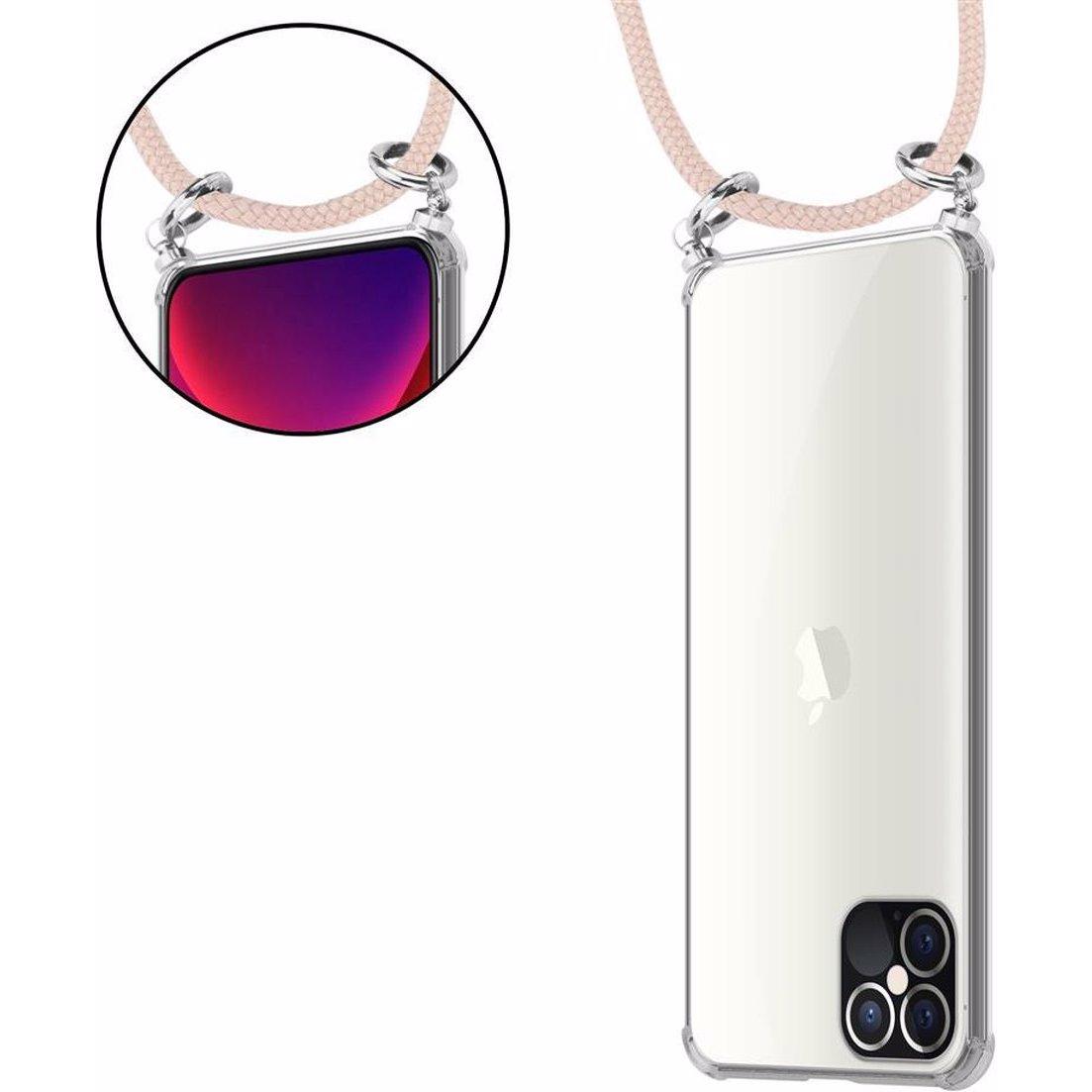 Thumbnail - Cadorabo TPU Handy Kette SILBER Cover, Handykette, Rosa