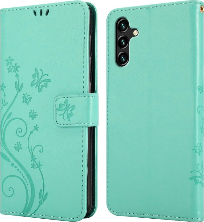 Actual product image Cadorabo Flower Book cover (Samsung Galaxy A13 5G)