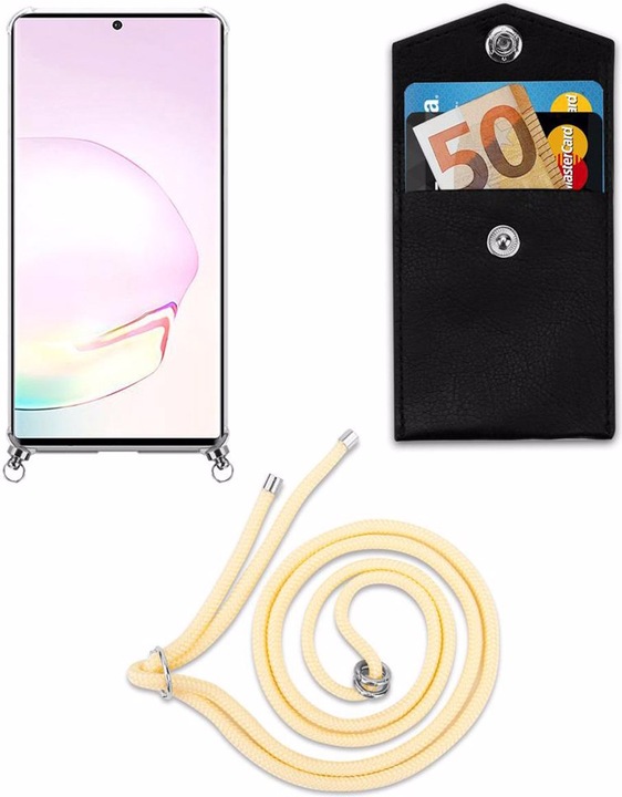 Produktbild Cadorabo TPU Handy Kette SILBER Cover