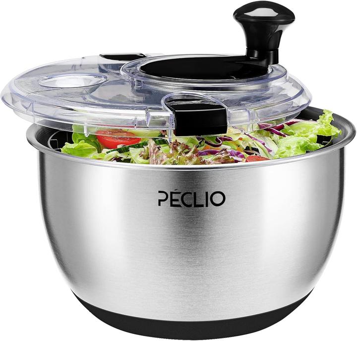 Actual product image Peclio Salatschleuder aus Edelstahl