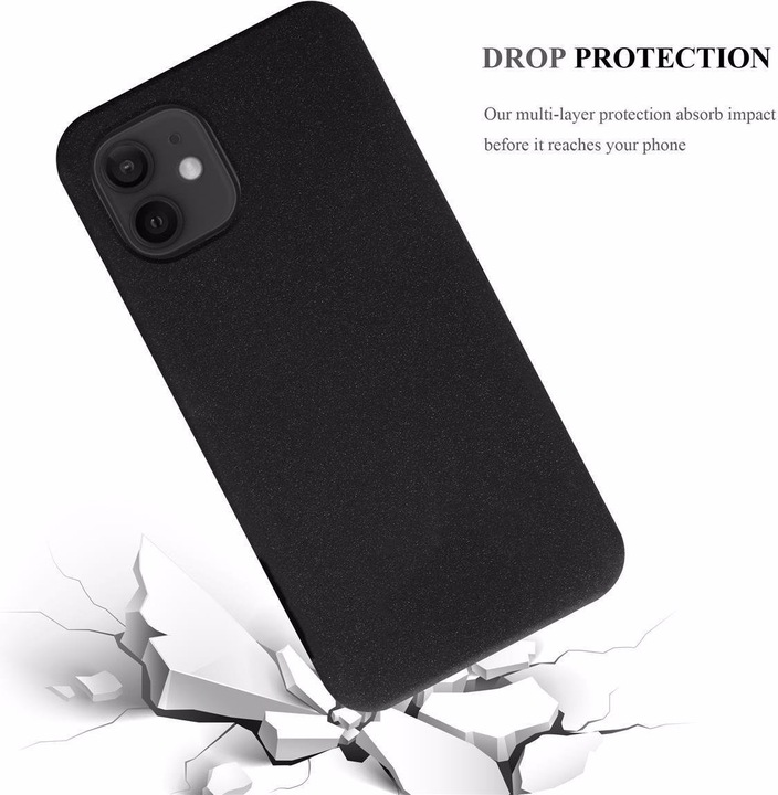 Produktbild Cadorabo TPU Frosted Cover (Apple iPhone 12, Realme 12 Pro+)