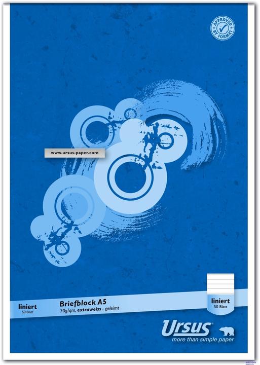 Actual product image Ursus Letter pad (A5, Lined)