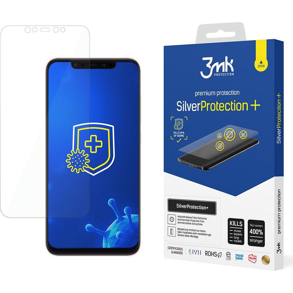 3MK Xiaomi Mi 8 - SilverProtection+ (1 Stück, Xiaomi Mi 8), Smartphone Schutzfolie, Silber