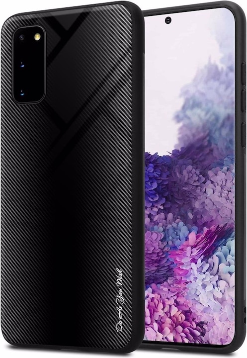 Productafbeelding Cadorabo TPU gestreepte glasplaat (Samsung Galaxy S20+)