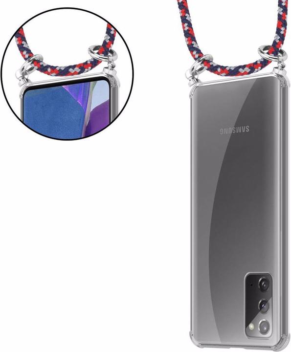 Produktbild Cadorabo TPU Handy Kette SILBER Cover