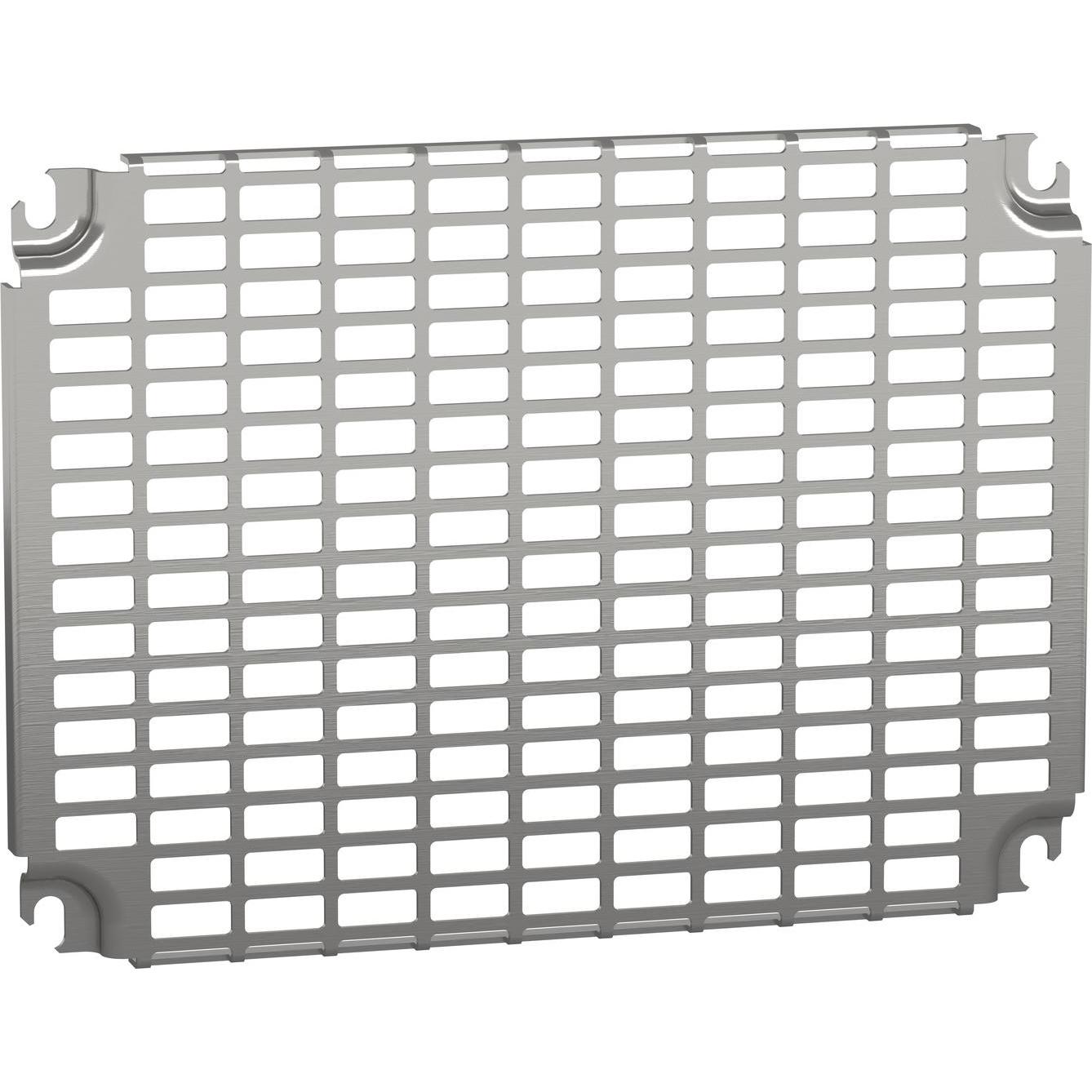 Thumbnail - Schneider Electric Montageplatte 300x400mm, Serverschrank Zubehör, Silber