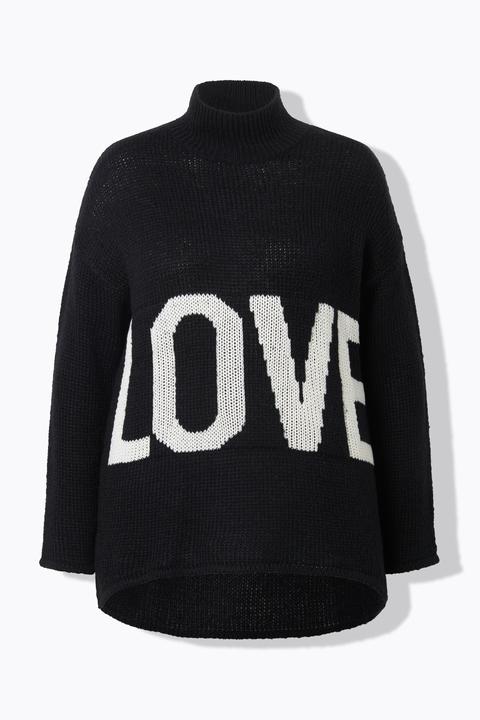 Image du produit Angel of Style Pull coupe évasée, inscription LOVE (56)