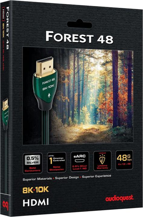 Produktbild Audioquest HDMI Forest 48G 2,0m HDMI-Kabel (2 m, HDMI, 2.1)