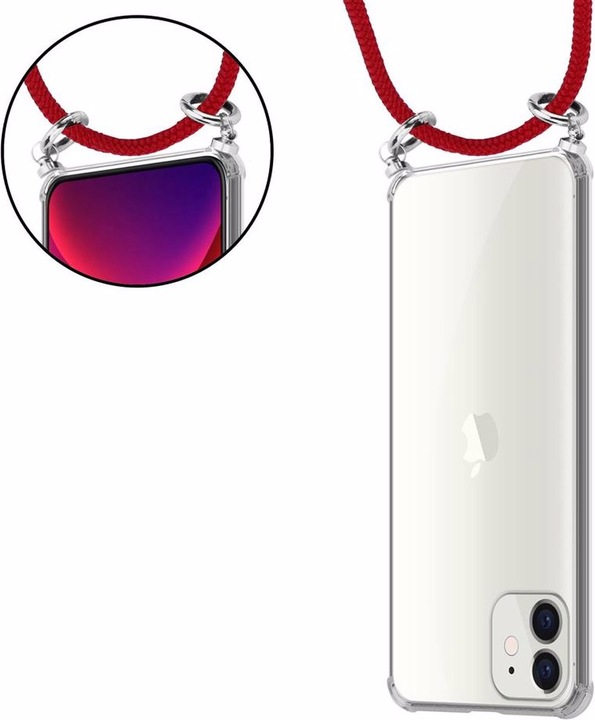 Produktbild Cadorabo TPU Handy Kette SILBER Cover