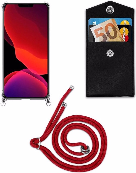 Produktbild Cadorabo TPU Handy Kette SILBER Cover