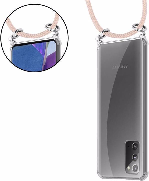 Produktbild Cadorabo TPU Handy Kette SILBER Cover
