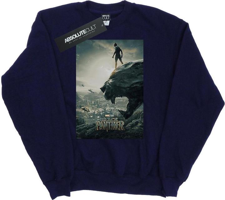 Immagine prodotto Felpa da uomo in cotone con poster di Black Panther (XXL)