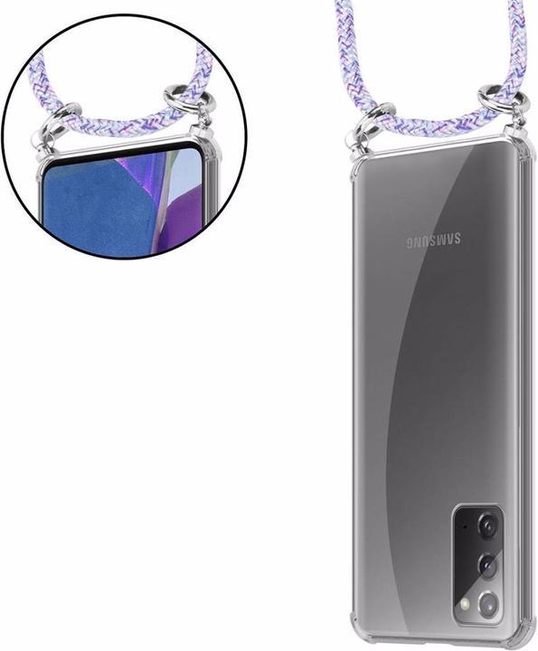 Produktbild Cadorabo TPU Handy Kette SILBER Cover