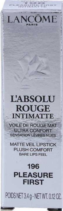 Actual product image Lancôme L'Absolu Rouge Intimatte 196 (196 Pleasure First)