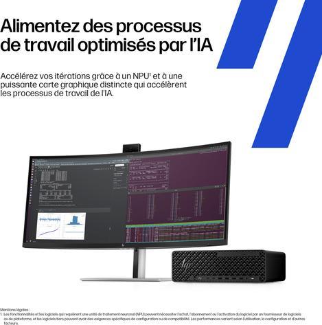 Image du produit HP Z2 SFF G1i (1000 Go, 64 Go, Intel Arc Graphics)