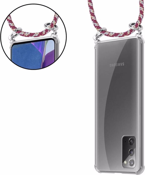 Produktbild Cadorabo TPU Handy Kette SILBER Cover